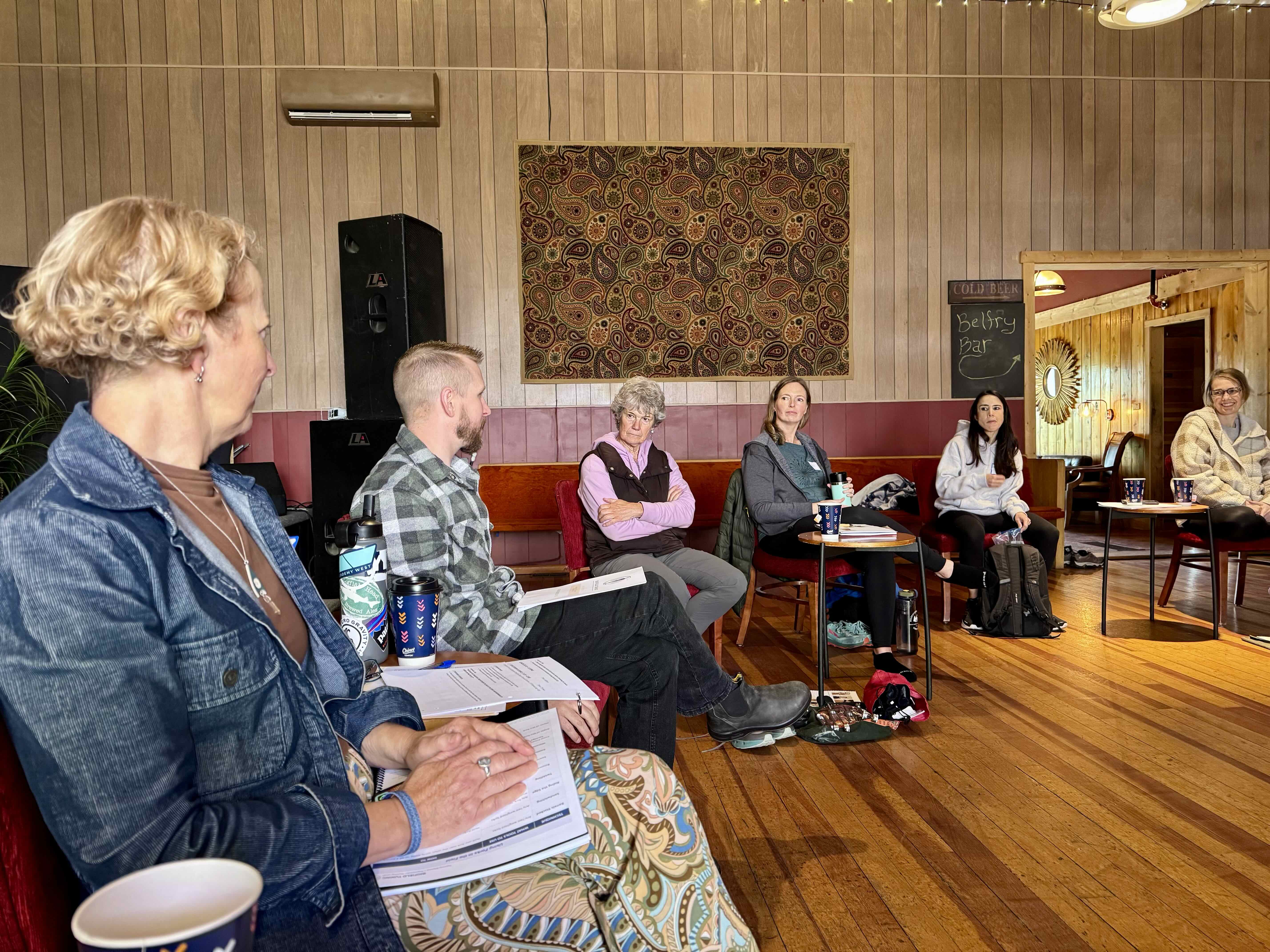 Matt teaching a Sonic Somatic Method group session